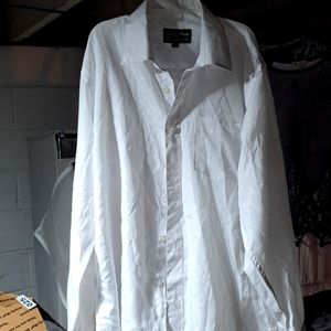 George Martin Boys 16 white dress shirt